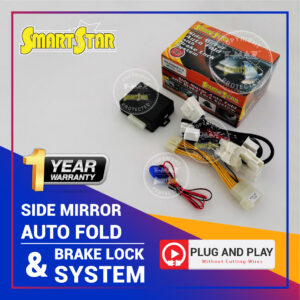 PERODUA AXIA AD-SPEC 2019-2021 Side Mirror Auto Fold + Brake Lock System - Plug & Play