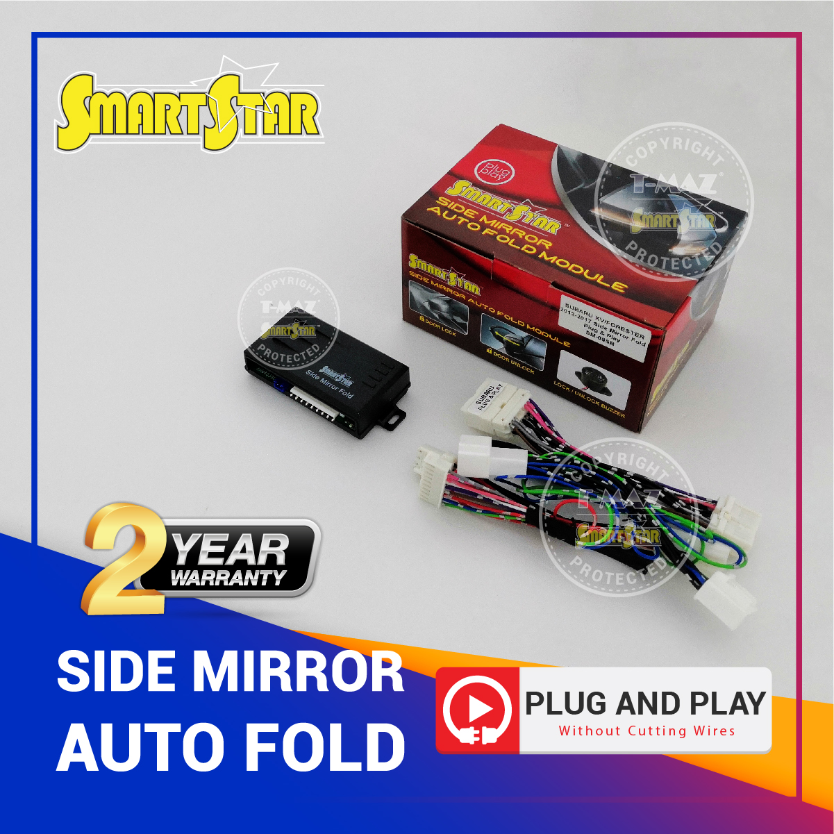 SUBARU FORESTER 2012-2017 Side Mirror Auto Fold - Plug & Play